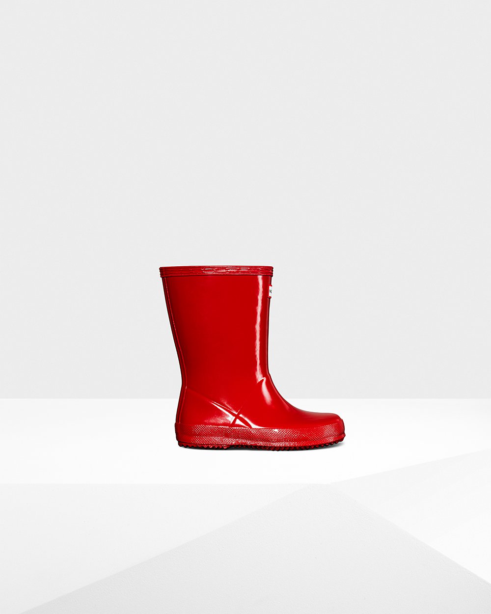 Galochas Hunter Criança Vermelhas - Original First Classic Gloss - 05OMDYULF